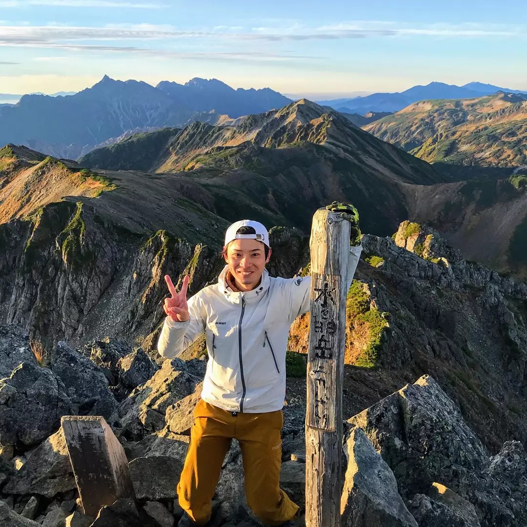 Alpine Summit with Mt. Yari in View, Toyama